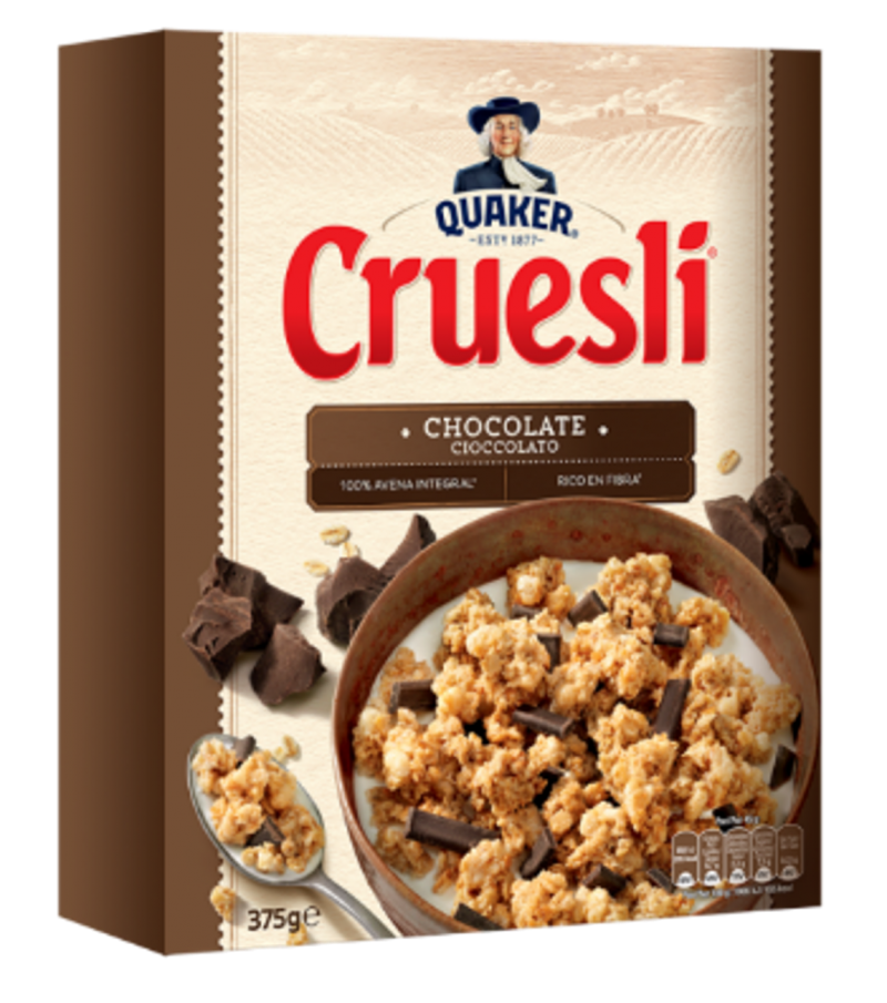 Cruesli Quaker Chocolate 375g