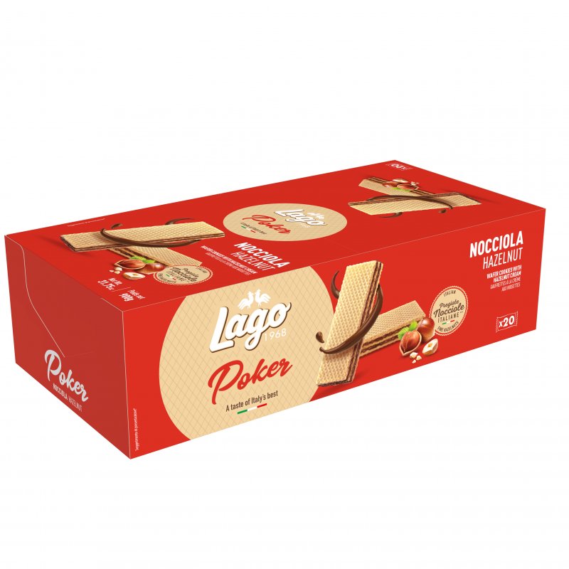 Poker Wafers Avelã – Pack 20 Unidades