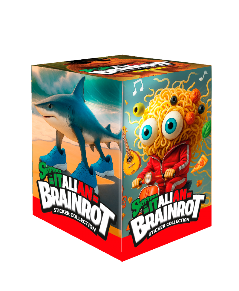 Skifidol Brainrot 36 Saquetas – Coleção Oficial Panini