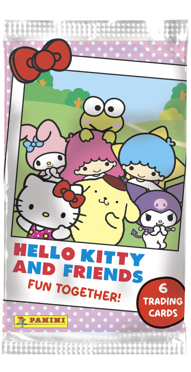 Panini – Cartas Hello Kitty and Friends – Caixa 24 Saquetas (6 Cartas Cada)