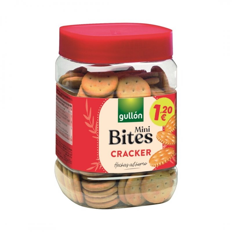 Mini Bites Cracker Gullón – Caixa 12 Unidades