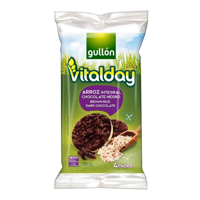 Tortitas Arroz com Chocolate Gullón – Caixa 10 Packs
