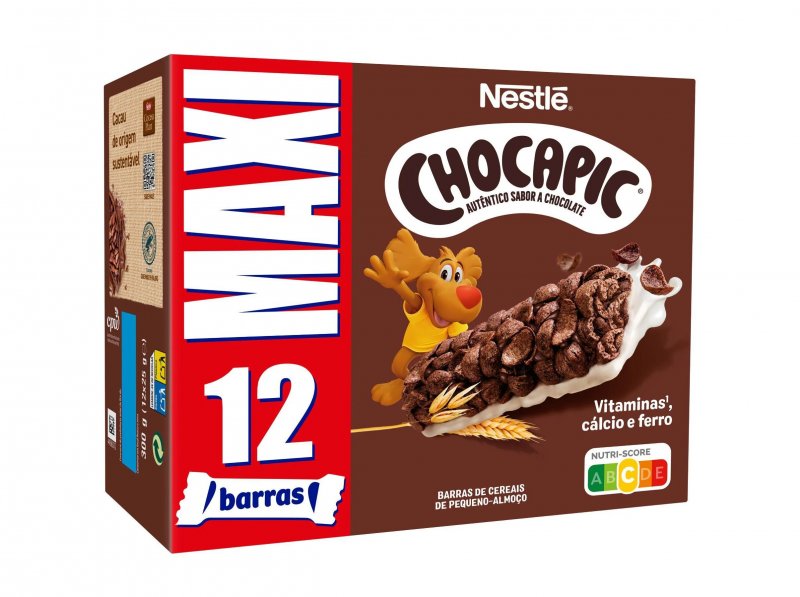 Barras de Chocolate e Cereais Chocapic – 12 Unidades