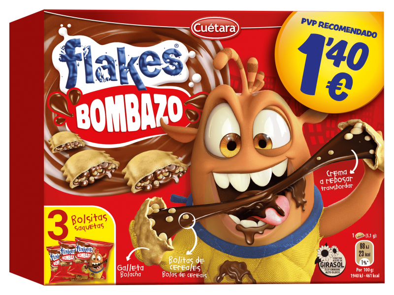 Flakes Bombazo – Caixa 12 Unidades