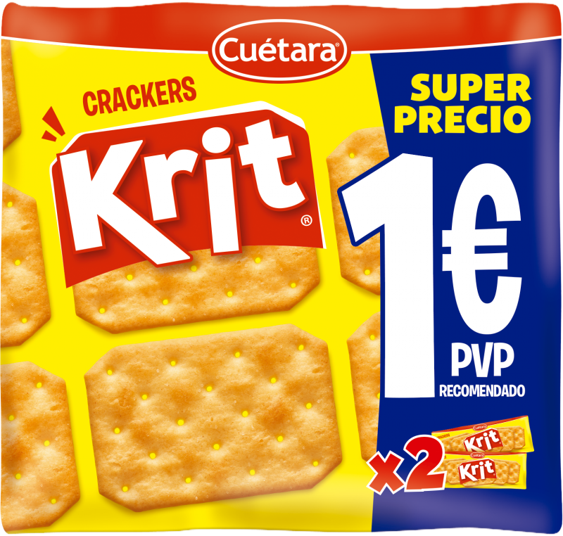 Bolachas Krit Cracker – Caixa 16 Unidades