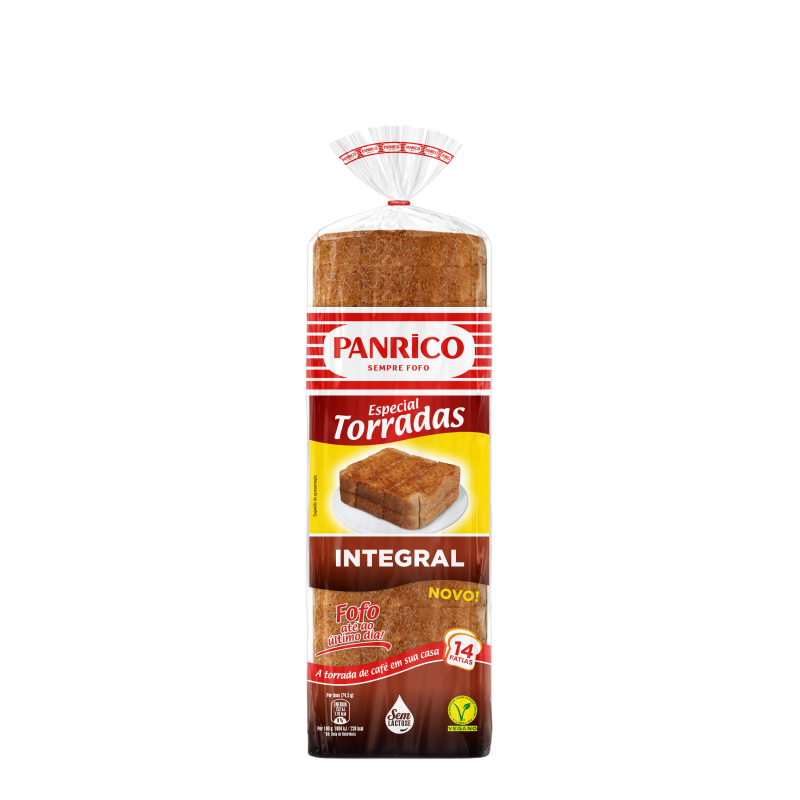 Pão Integral Especial Torradas Panrico 520g (14 Fatias)
