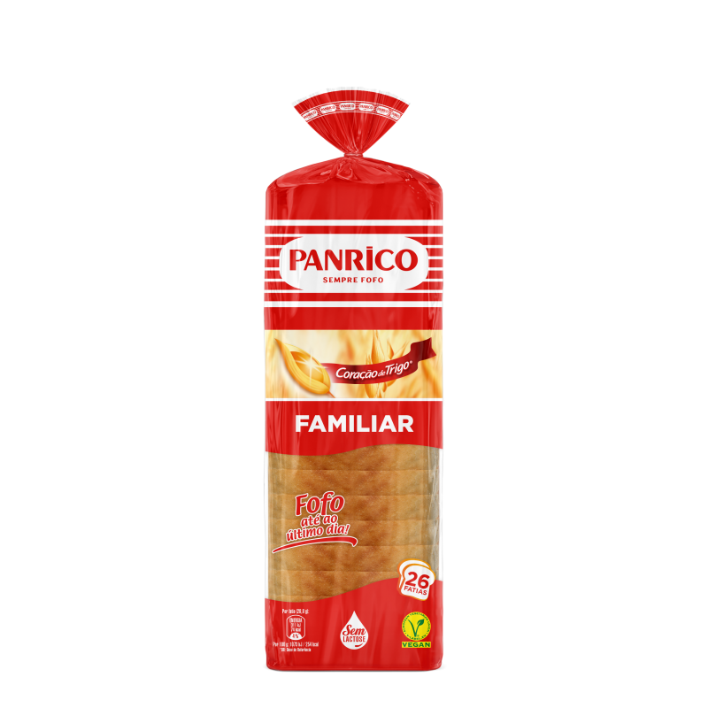 Pão de Forma Familiar Panrico 750g (26 Fatias)