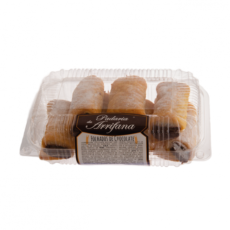 Folhado Tradicional de Chocolate – Pack 6 Embalagens