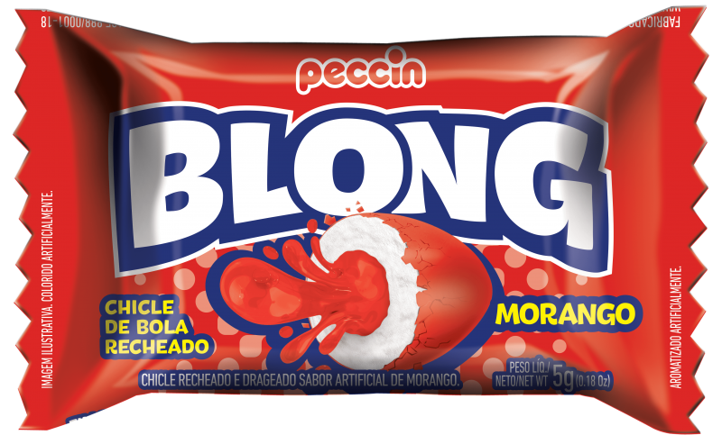 Pastilhas Blong Morango - Caixa 40 Unidades