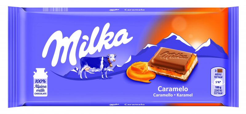 Milka Caramelo 100g – Pack 23 Tabletes