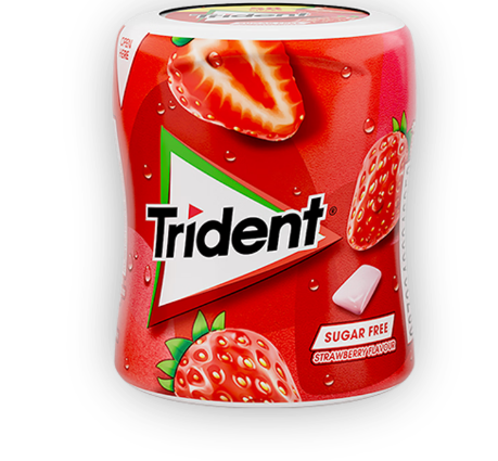 Trident Bottle Morango – Pack 6 Unidades
