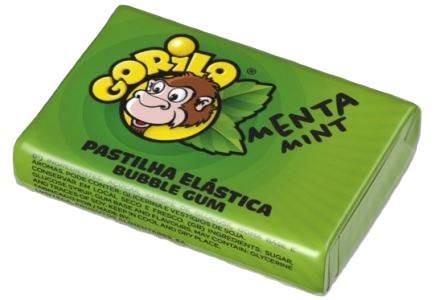 Pastilhas Gorila Menta – Display 100 Unidades