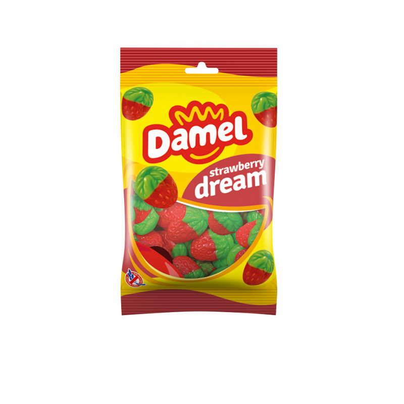 Morangos Selvagens Damel 70g – Caixa 16 Saquetas