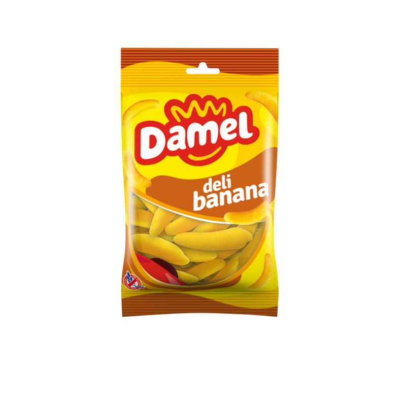 Bananas Damel 70g – Caixa 16 Saquetas