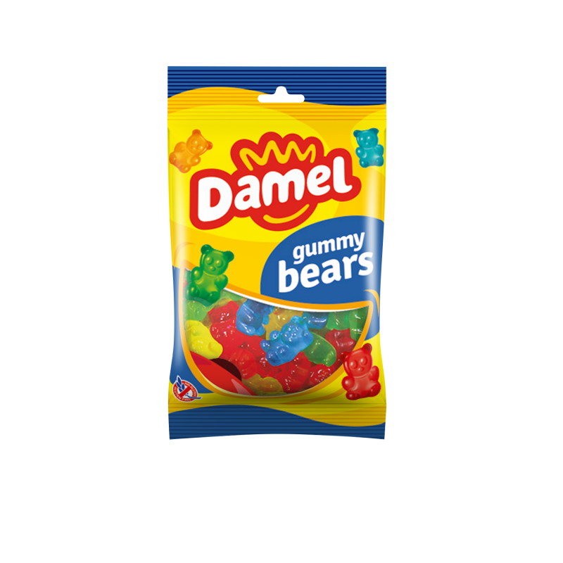 Ursos Brilho Damel 70g – Caixa 16 Saquetas
