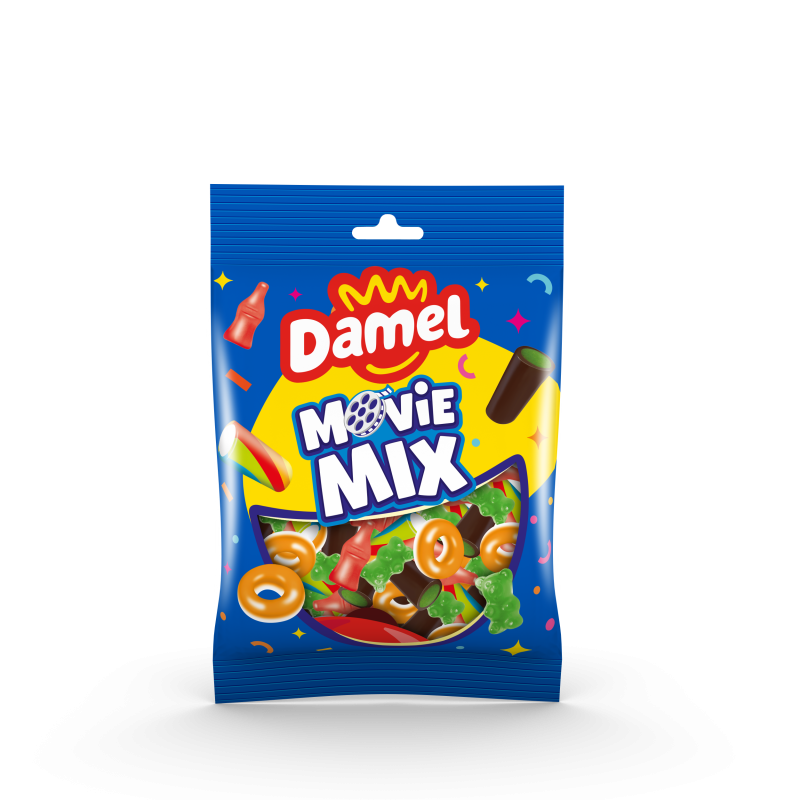 Movie Mix Damel 70g – Caixa 16 Saquetas