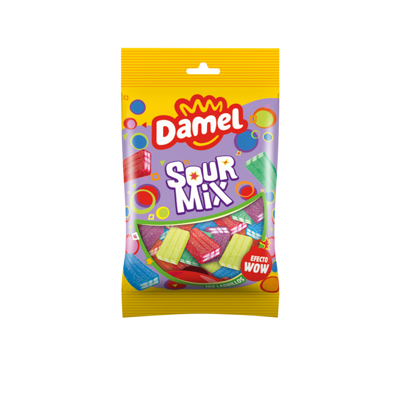 Tijolos Coloridos Damel 70g – Caixa 16 Saquetas