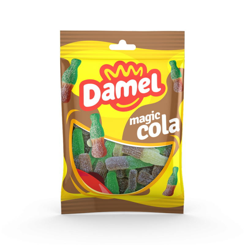 Garrafas Cola Damel 70g – Caixa 16 Saquetas
