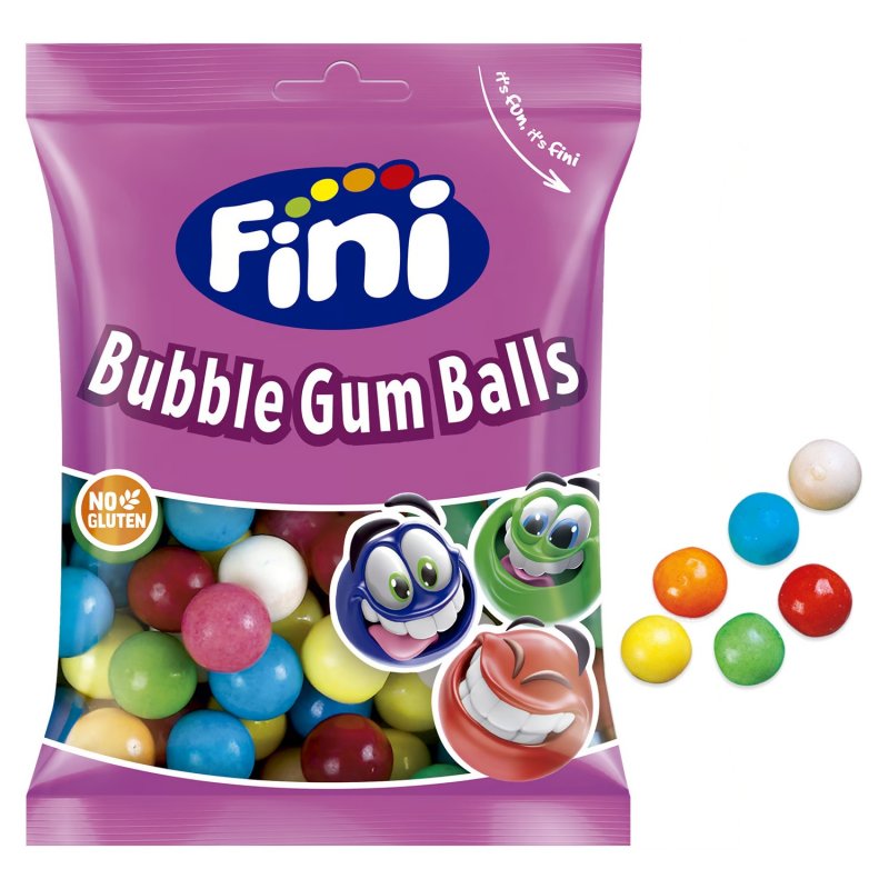 Fini Pastilhas Bolas Sortidas 90g - Caixa 12 Saquetas