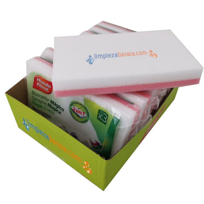 Mundo Floral Esponja Mágica - Pack 3 Unidades