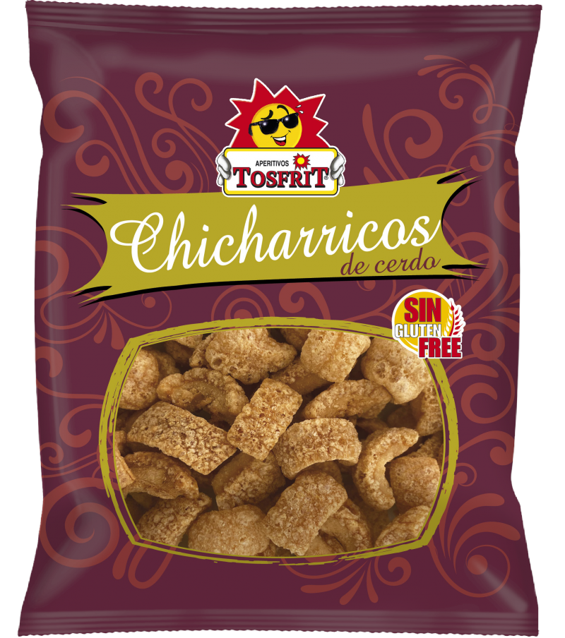 Chicharricos de Porco Tosfrit – Caixa 12 Unidades
