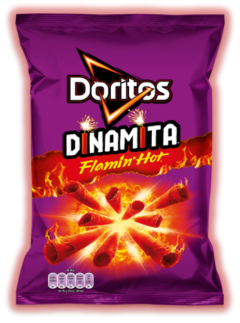 Doritos Dinamita Flamin’ Hot 85g – Snack Picante de Milho