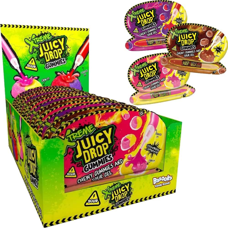 Juicy Drop Xtreme Gummies - Display 12 Unidades