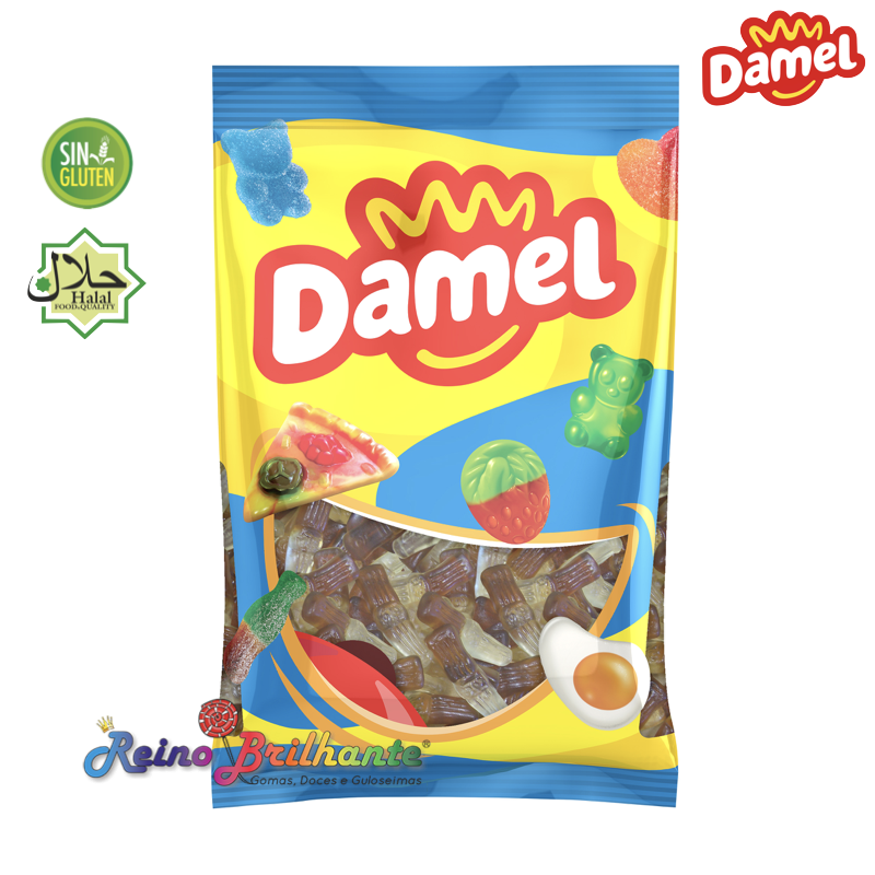 Damel Garrafas de Cola Brilho – Saco 1 Kg