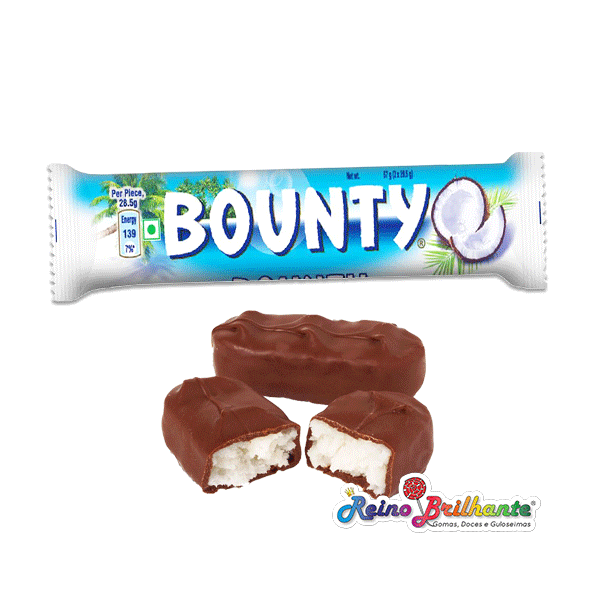 Chocolate Bounty Coco 57g – Display 24 Unidades