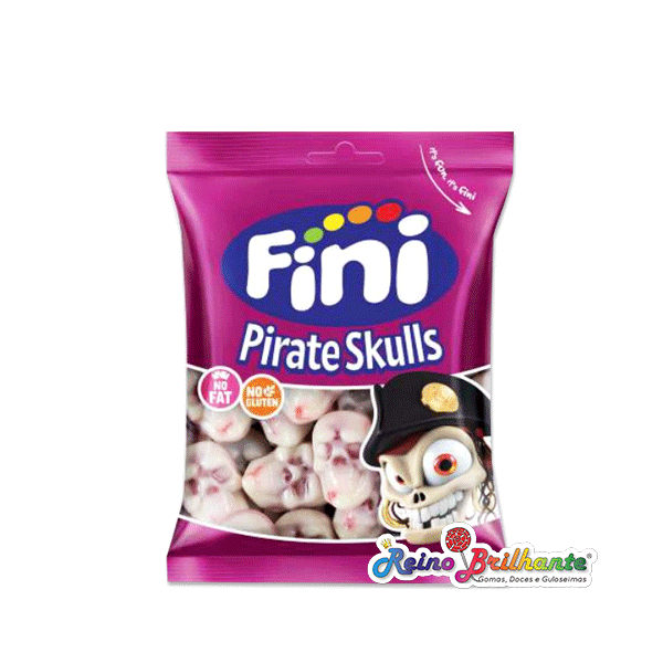 Fini Caveiras Recheadas 90g – Caixa 12 Saquetas