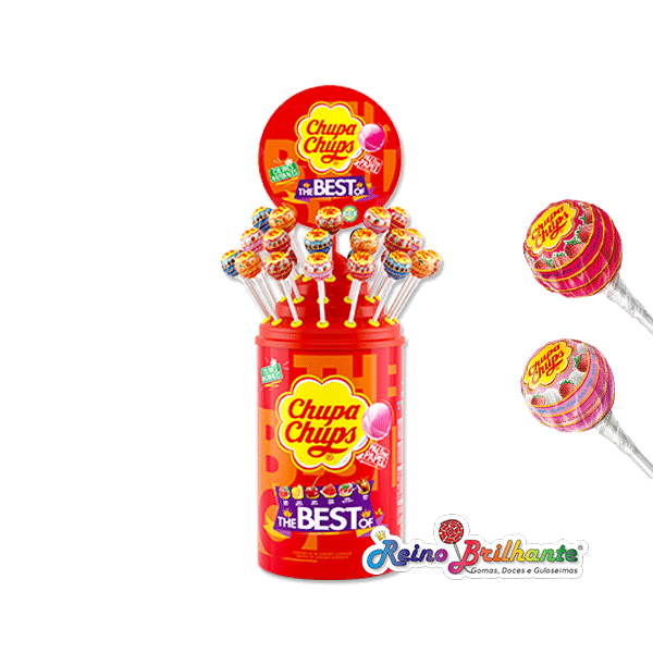 Chupa Chups Mix Sabores – Tubo 110 Unidades