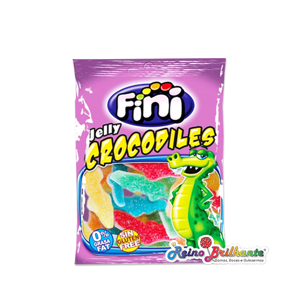 Fini Crocodilos Ácidos 90 g – Caixa 12 Saquetas