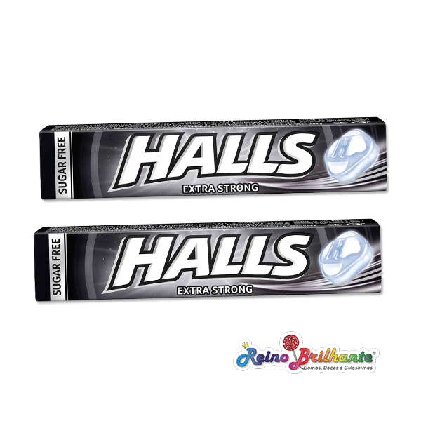 Halls Sem Açúcar Extra Forte – Display 20 Unidades
