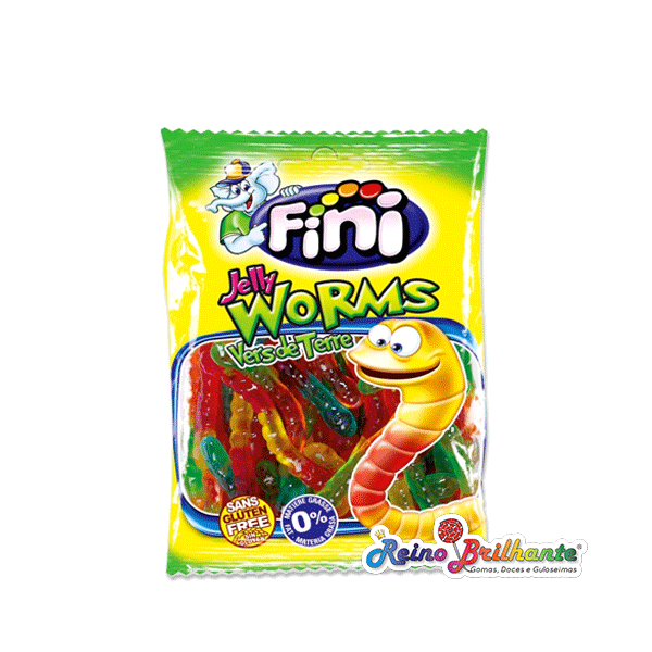 Fini Minhocas Brilho 90 g – Caixa 12 Saquetas