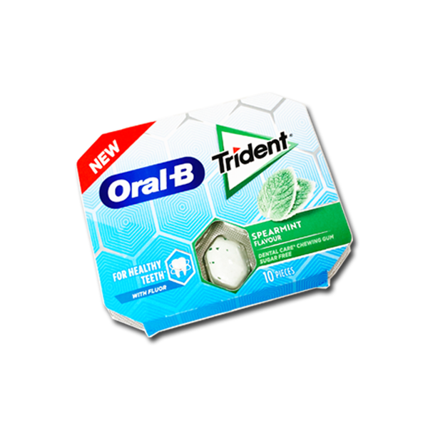 Pastilhas Trident Oral-B Spearmint – Pack 12 Unidades