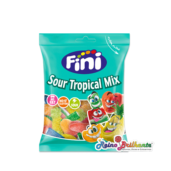 Fini Tropical Mix Ácido 90g – Caixa 12 Saquetas
