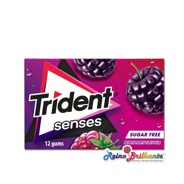 Pastilhas Trident Senses Berry Party – Pack 12 Unidades