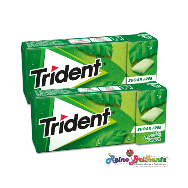 Trident Spearmint 14g – Pack 24 Unidades