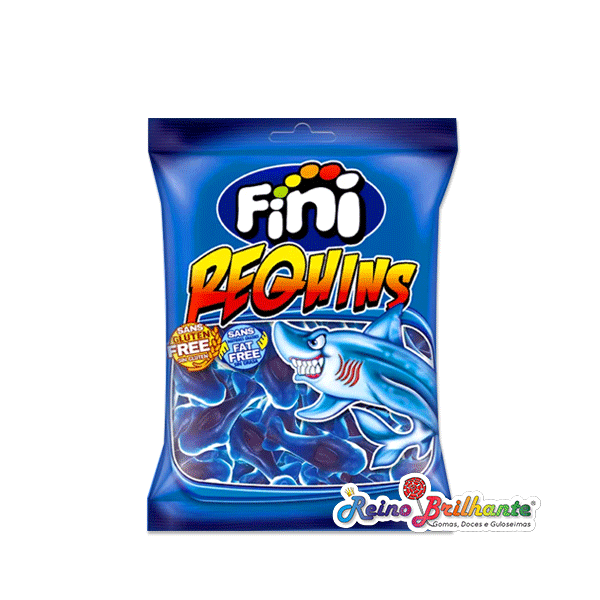 Fini Tubarões Pinta‑Línguas 90g – Caixa 12 Saquetas