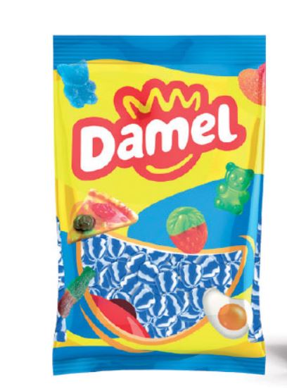 Damel Beijos Twist Azuis - Saco 1 Kg